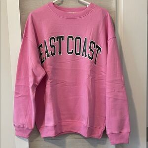 Zenana Pink Crew Neck Sweater